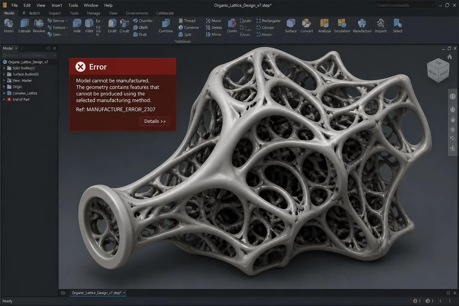 Manufacturability vs Geometry